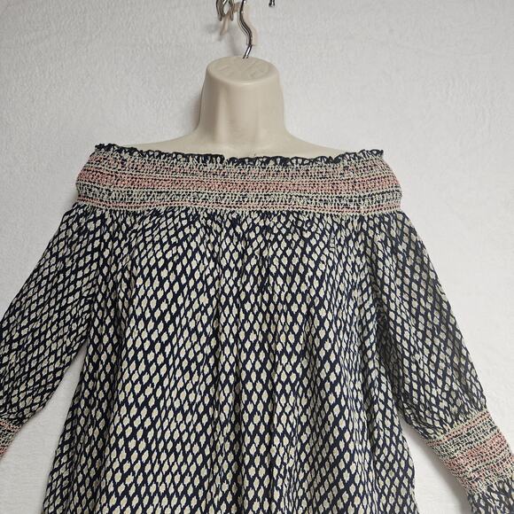 Anthropologie Vanessa Virginia Top SZ S boho Beach Coastal Preppy Cottagecore - Picture 3 of 10